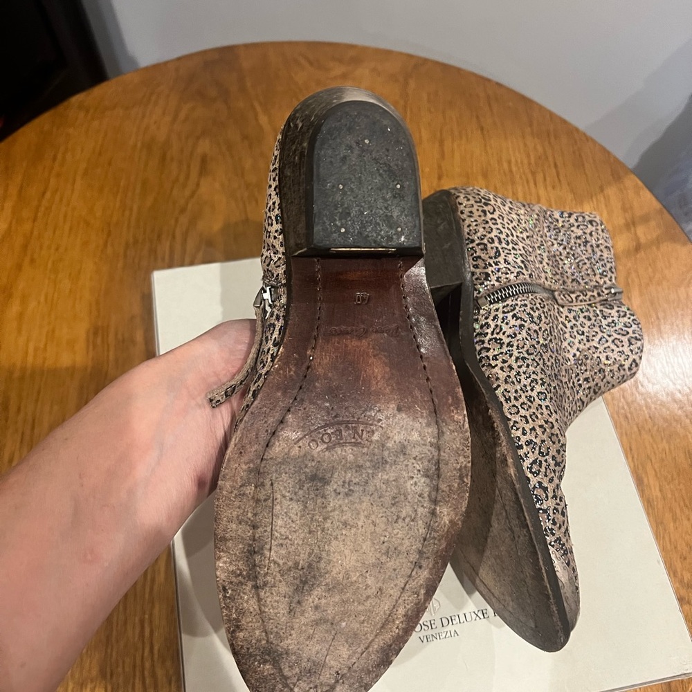 Golden Goose Boots Young Leopard Sparkle Booties - Picture 3 of 9